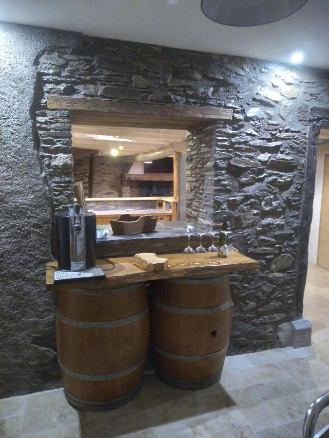 grange rénovée en gîte/maison/chalet Arreau Esterno foto