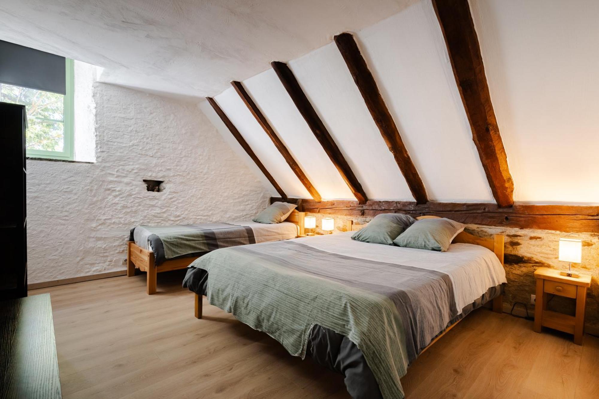 grange rénovée en gîte/maison/chalet Arreau Esterno foto