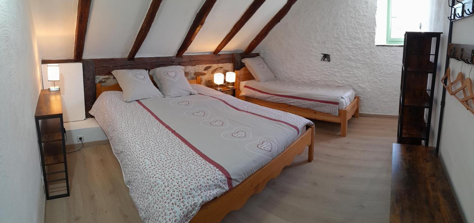 grange rénovée en gîte/maison/chalet Arreau Esterno foto