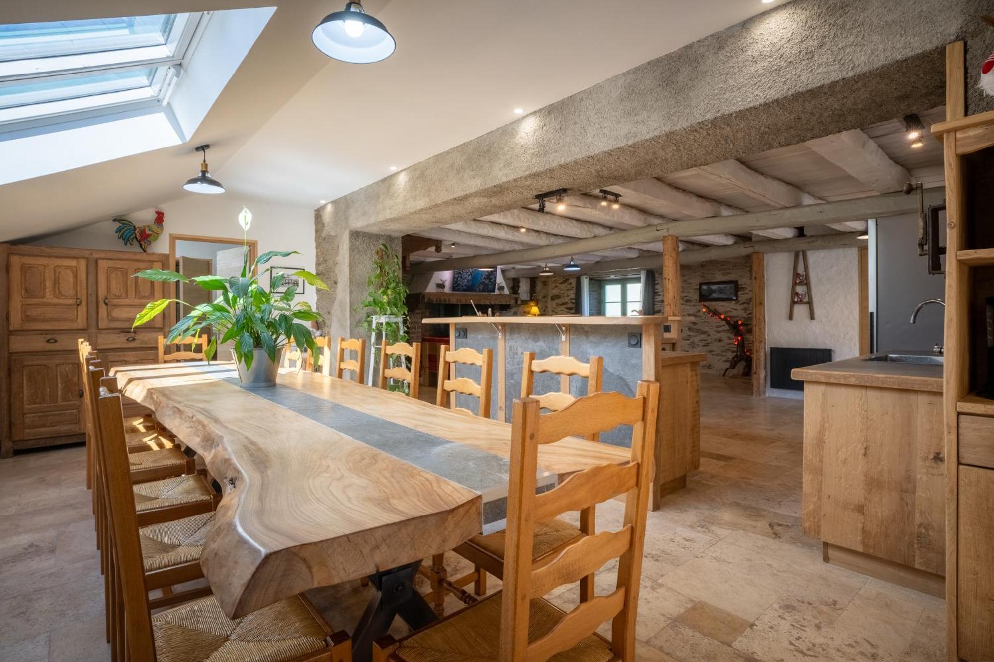 grange rénovée en gîte/maison/chalet Arreau Esterno foto