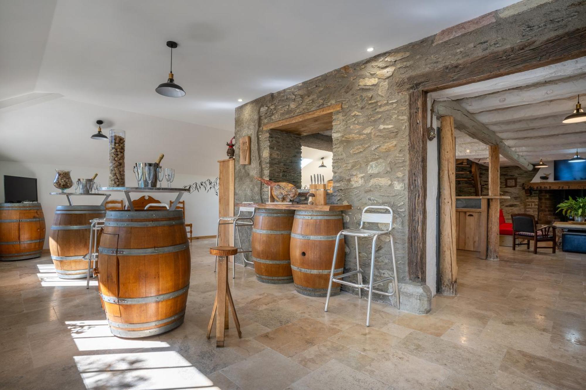 grange rénovée en gîte/maison/chalet Arreau Esterno foto
