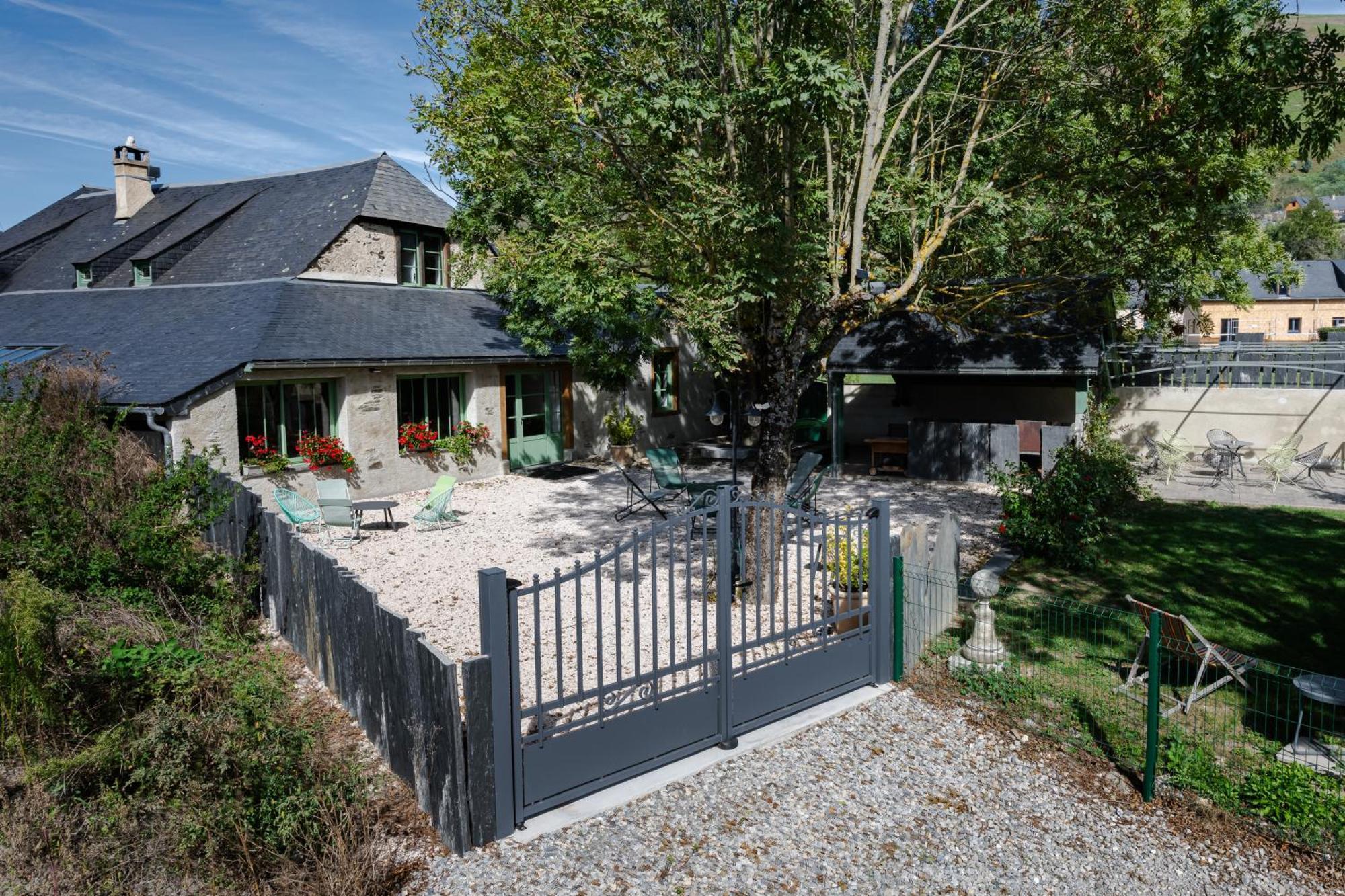 grange rénovée en gîte/maison/chalet Arreau Esterno foto